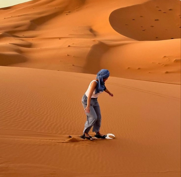 camel ride in merzouga desert