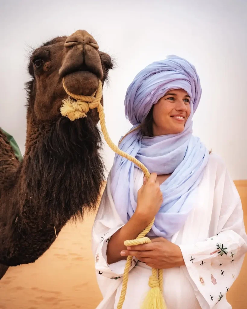 camel ride in merzouga desert